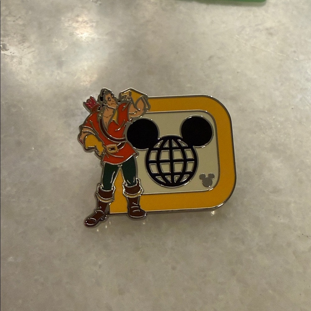 WDW 2025 hidden Disney Gaston Pin